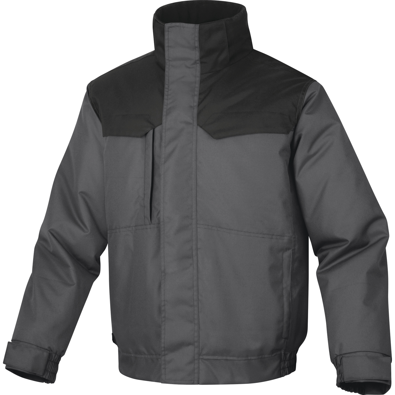 Delta Plus 3XL Black/Navy, Warm, Waterproof Work Jacket, L