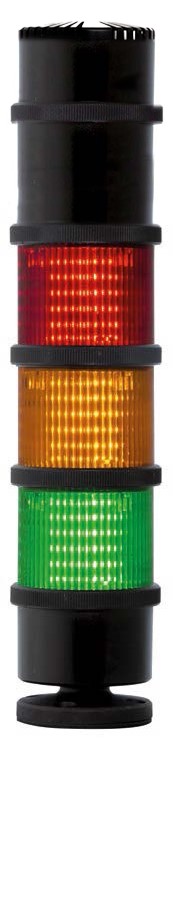 RS PRO Green/Red Signal Tower, 12 Lights, 24 V ac/dc, Screw Mount