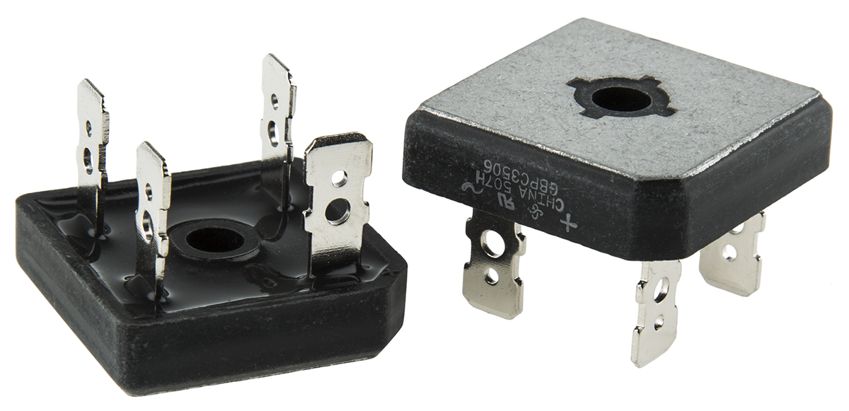 Vishay Bridge Rectifier, 35A, 600V, 4-Pin