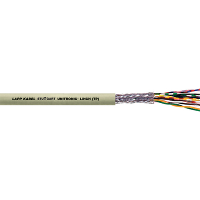 Lapp UNITRONIC Series Data Cable, 8 Pairs, 16 Cores, 0.5 mm², Screened, 20 AWG, 50m, Screened Shield, LiHCH Cable