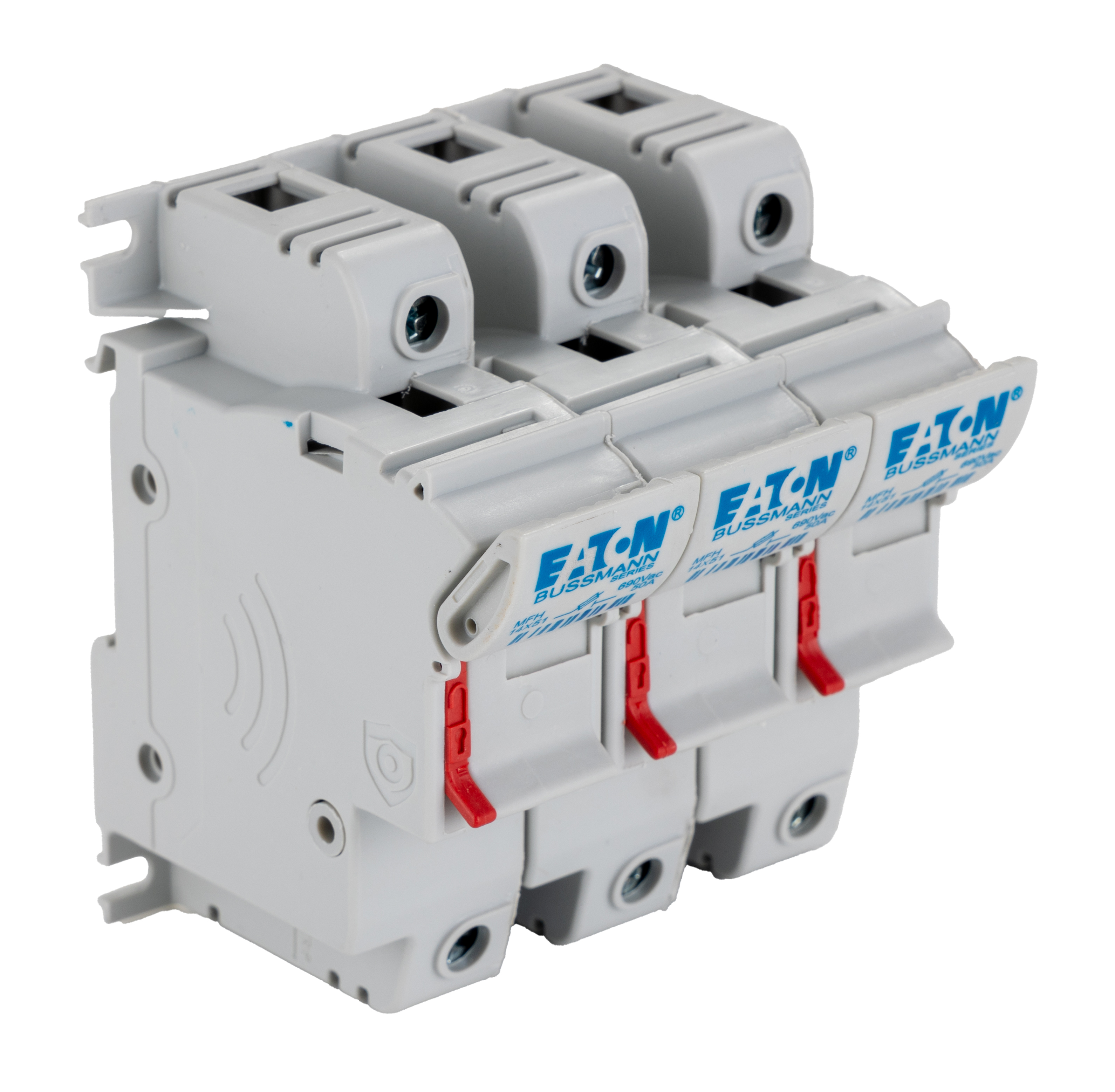 Eaton 50A Rail Mount Fuse Holder for 14 x 51mm Fuse, 3P, 690V ac