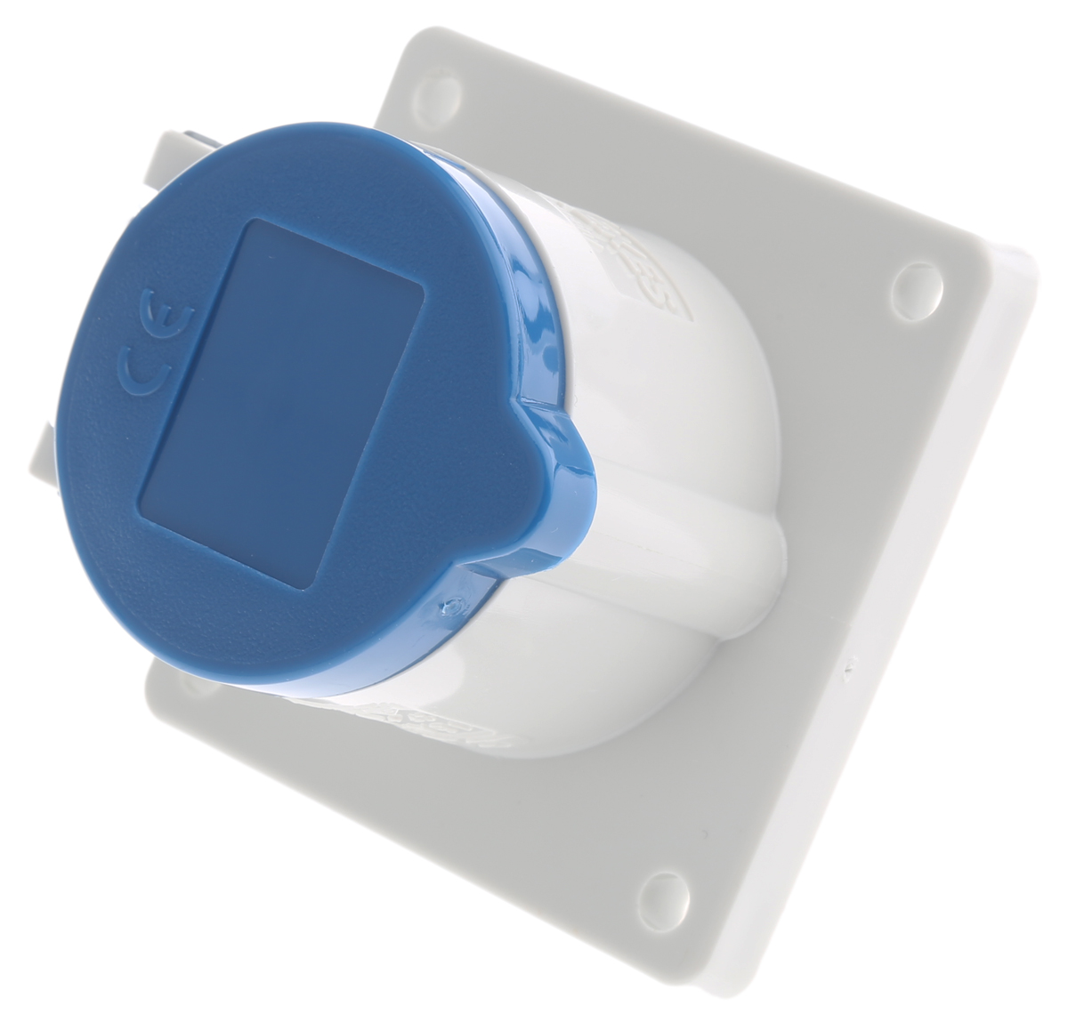 MENNEKES IP44 Blue Panel Mount 3P Industrial Power Socket, Rated At 16A, 230 V