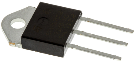 STMicroelectronics Through Hole, 3-pin, TRIAC, 600V, Gate Trigger 1.3V 600V