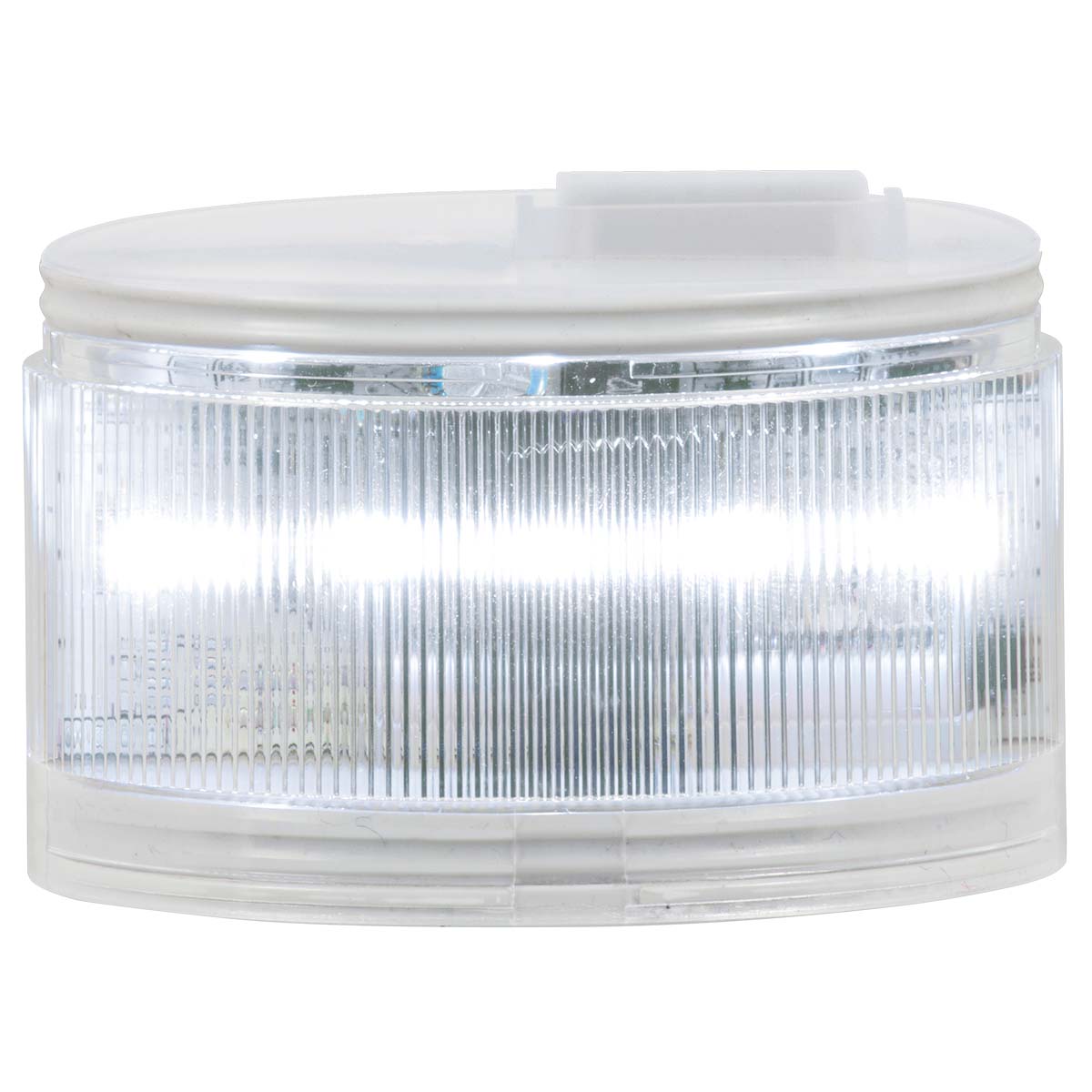 RS PRO Clear Multiple Effect LED Beacon, IP65, IP66