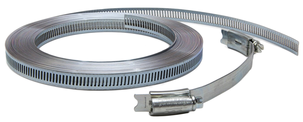 JCS 10 Piece Mild Steel Housing, Screw Hose Clip Screw Housing