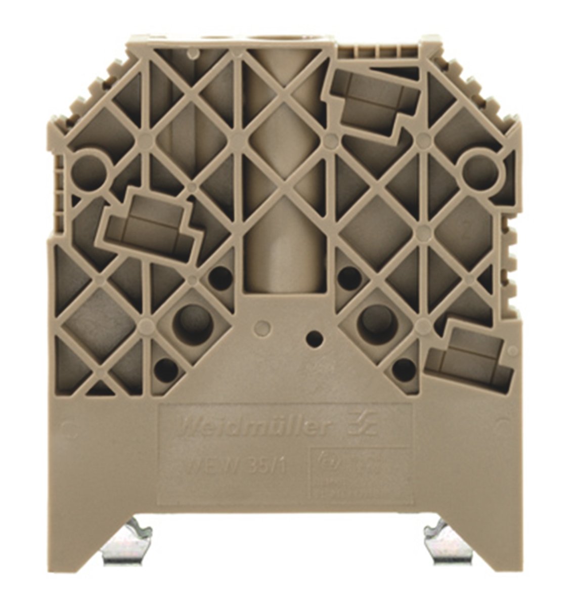 Weidmuller WEW Series End Stop for Use with Top Hat DIN Rail