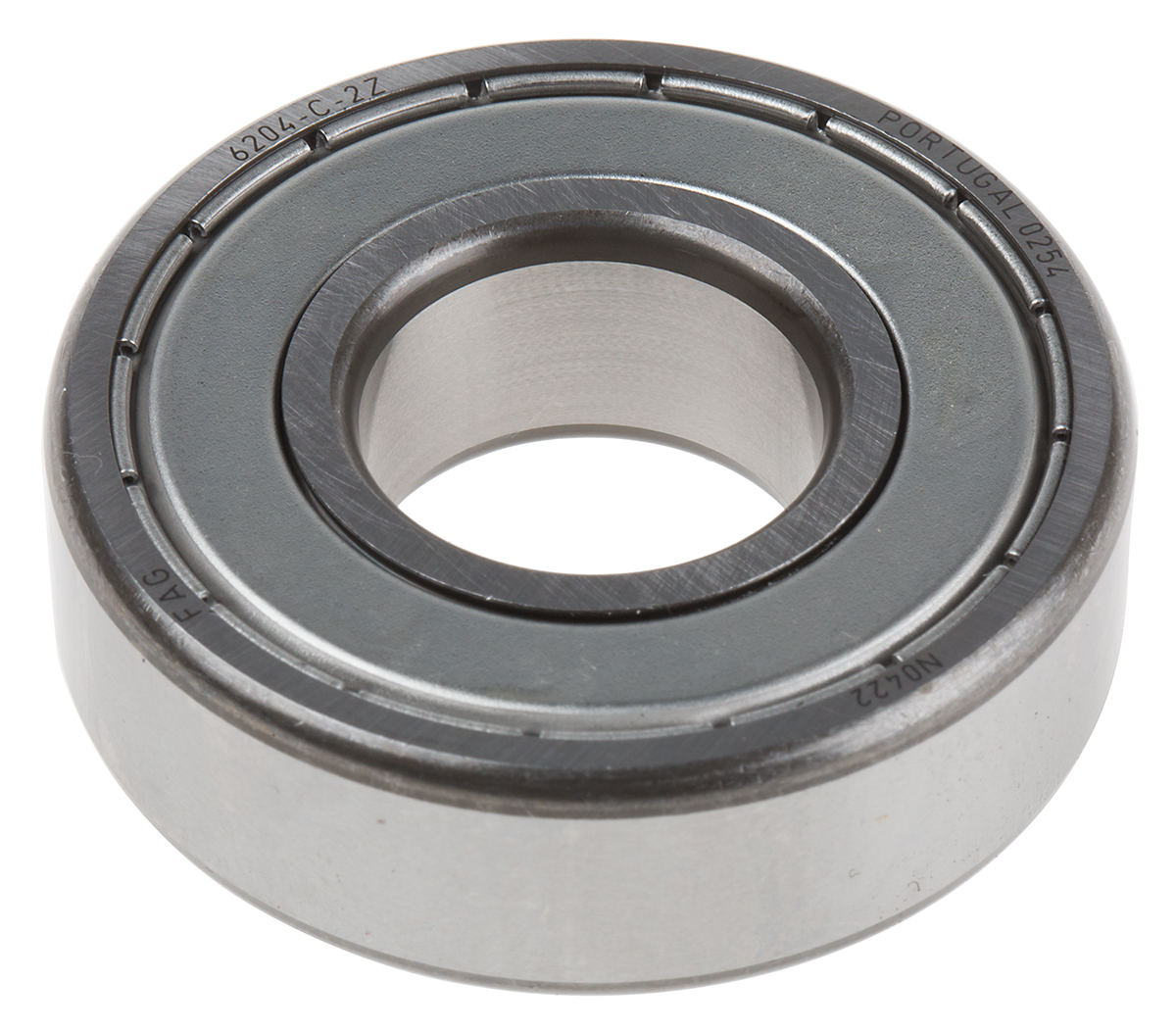 FAG 6204-C-2Z 1 Row Ball Bearing - 20 mm ID, 47 mm OD
