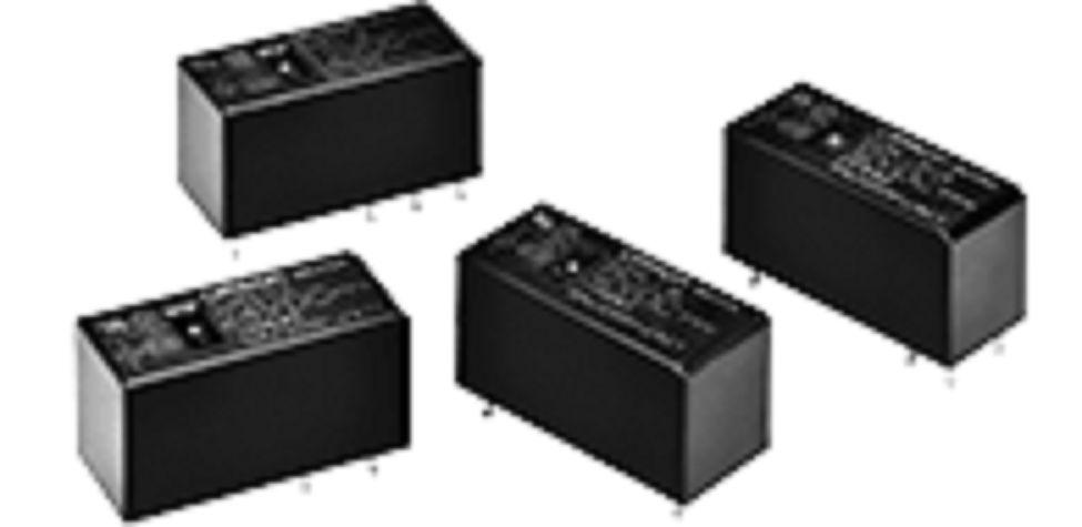 Omron PCB Mount Power Relay, 5V dc Coil, DPDT
