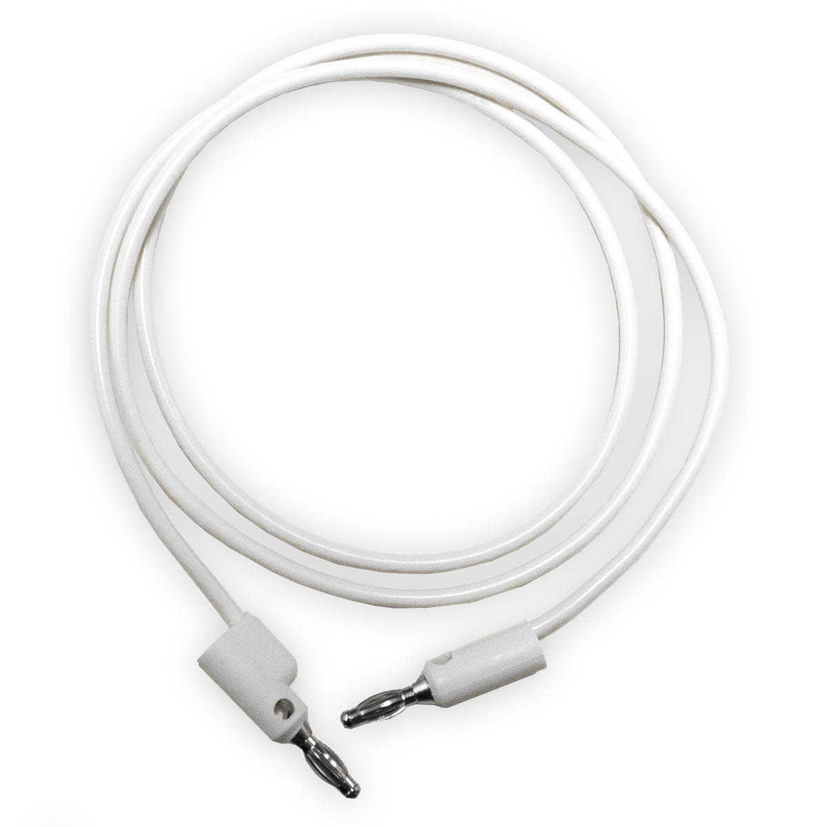 Mueller Electric Test Leads, 15A, 1kV, White, 12in Lead Length