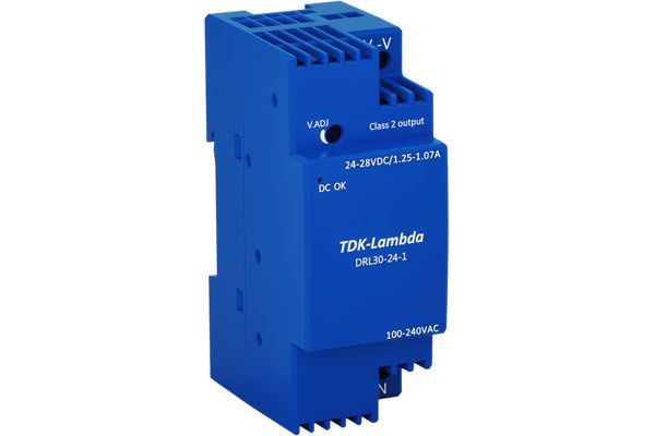 TDK-Lambda DRL10-100 DIN Rail Power Supply, 85 → 264V ac ac Input, 15V dc dc Output, 1.68A Output, 25.2W