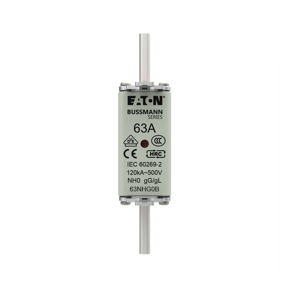 Eaton 63A NH Fuse, 58 x 30 x 125mm, 500V ac
