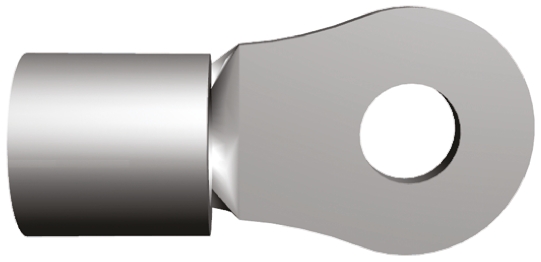 TE Connectivity, SOLISTRAND Uninsulated Ring Terminal, M2.5 (#4) Stud Size, 2.6mm² to 6.6mm² Wire Size