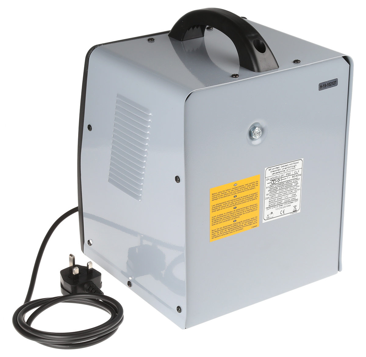 RS PRO Battery Charger For Lead Acid 12V 33A with UK plug