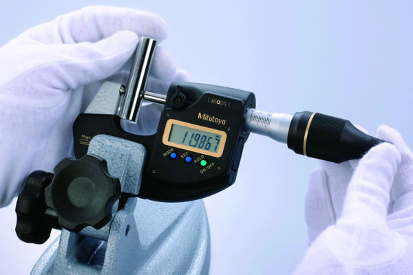 Mitutoyo 293-100-20 External Micrometer, Range 0 mm →25 mm