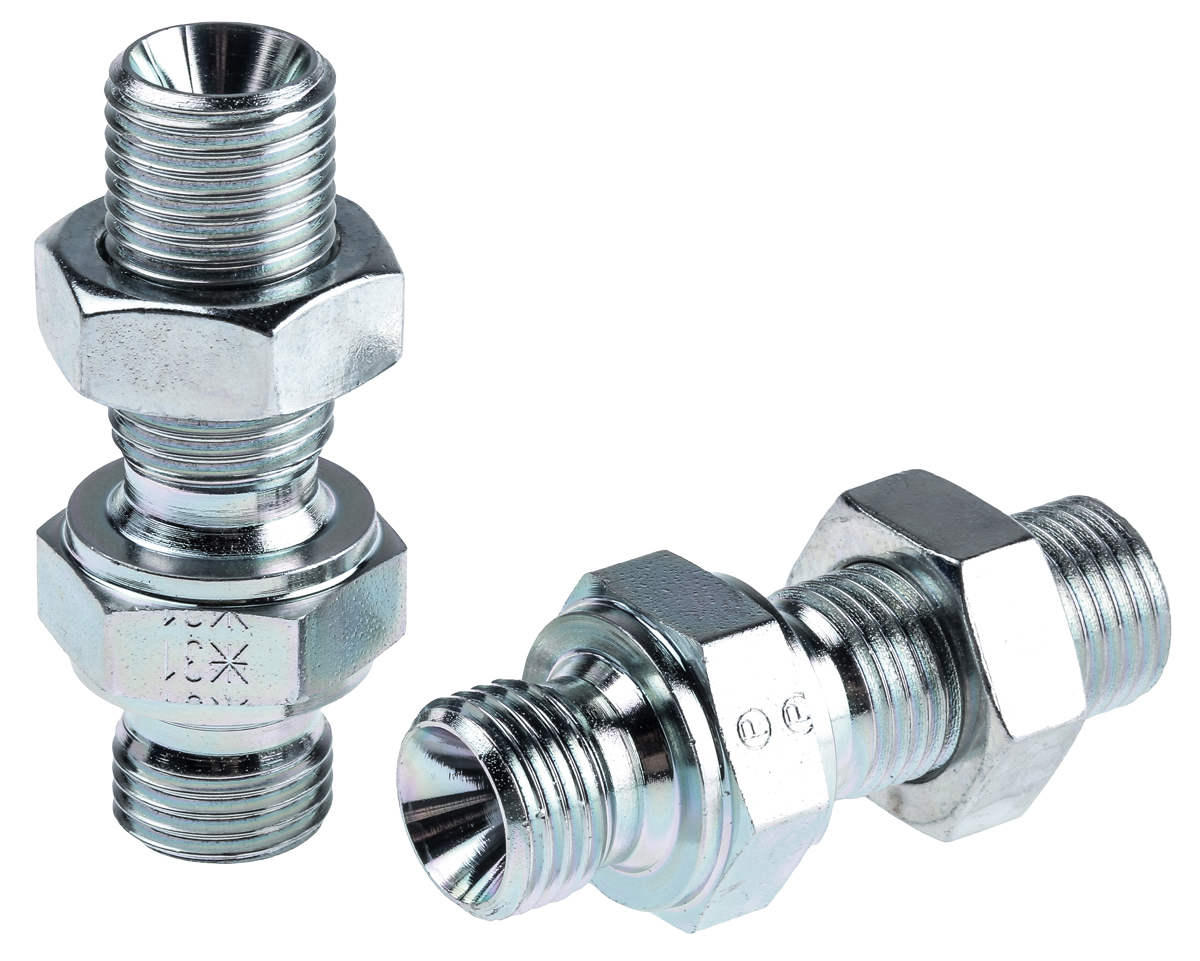 Parker Hydraulic Straight Threaded Adaptor G 1/4 to G 1/4 Male, 4WMK4WL4NMS