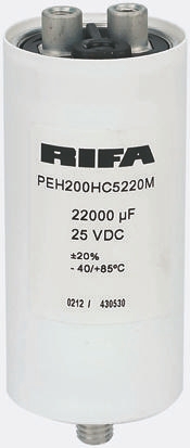 KEMET 1000μF Aluminium Electrolytic Capacitor 385V dc, Screw Terminal - PEH200XJ4100MB2