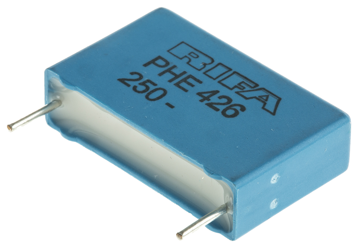 KEMET PHE426 Metallised Polypropylene Film Capacitor, 160 V ac, 250 V dc, ±5%, 1μF, Through Hole