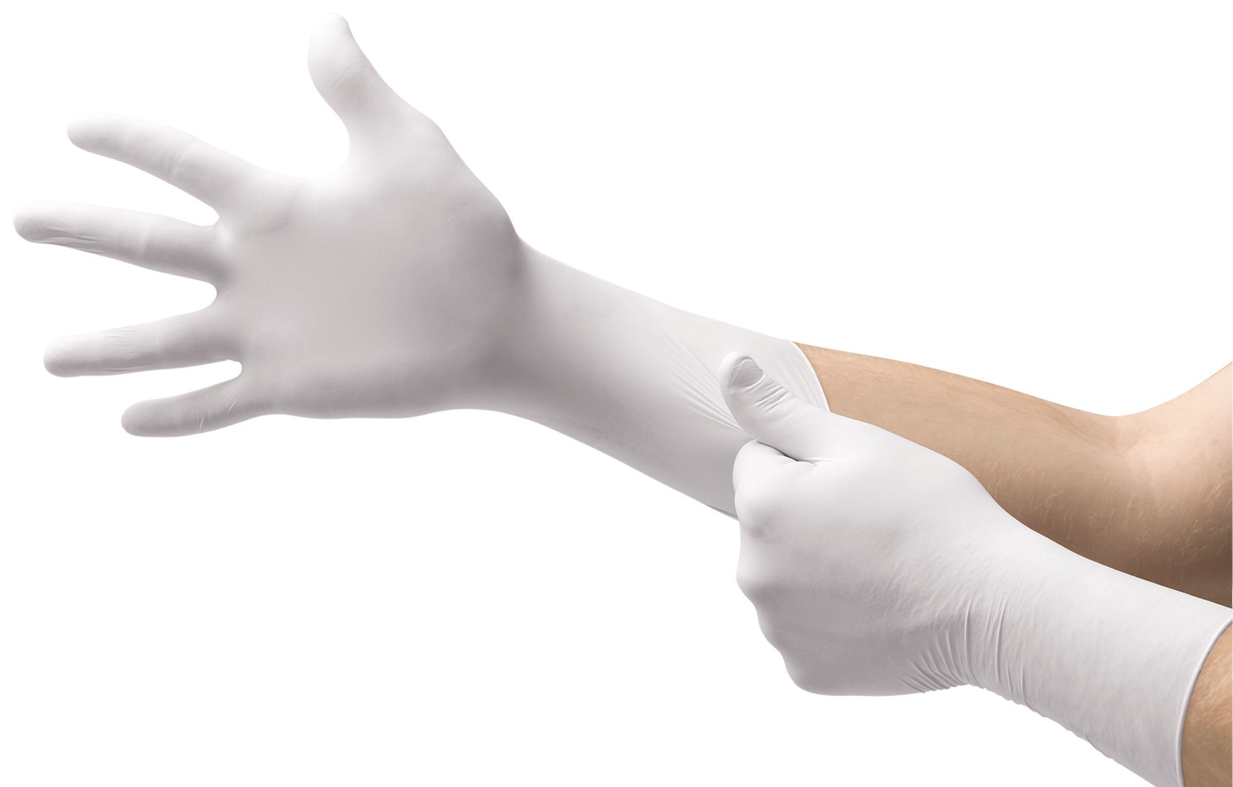 Ansell White Polyisoprene Glove 300 mm