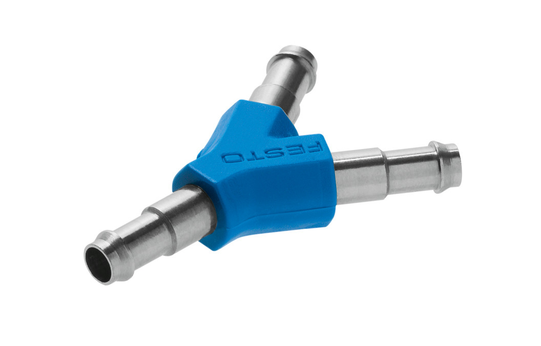Festo CN Series Y Fitting, Push In 4 mm to Push In 4 mm, Tube-to-Tube Connection Style, 7269