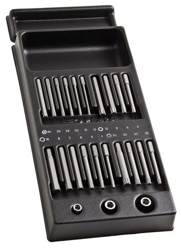 Facom Screwdriver Bit 20 Pieces, Hexagon, Torx