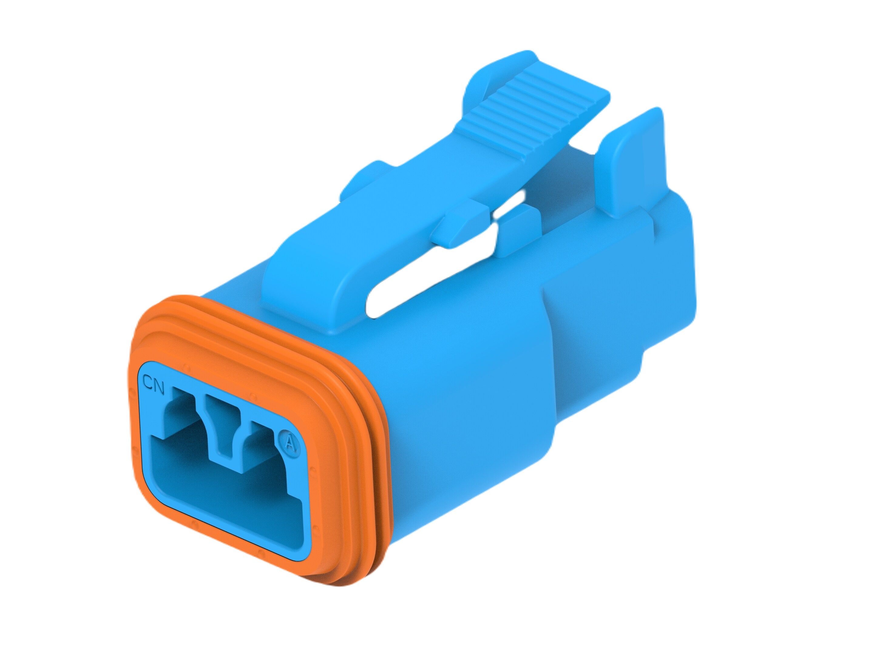 TE Connectivity, DT06-2S Automotive Connector Socket Brown Cable 2 Way, Cable Termination DT06-2S-TE07