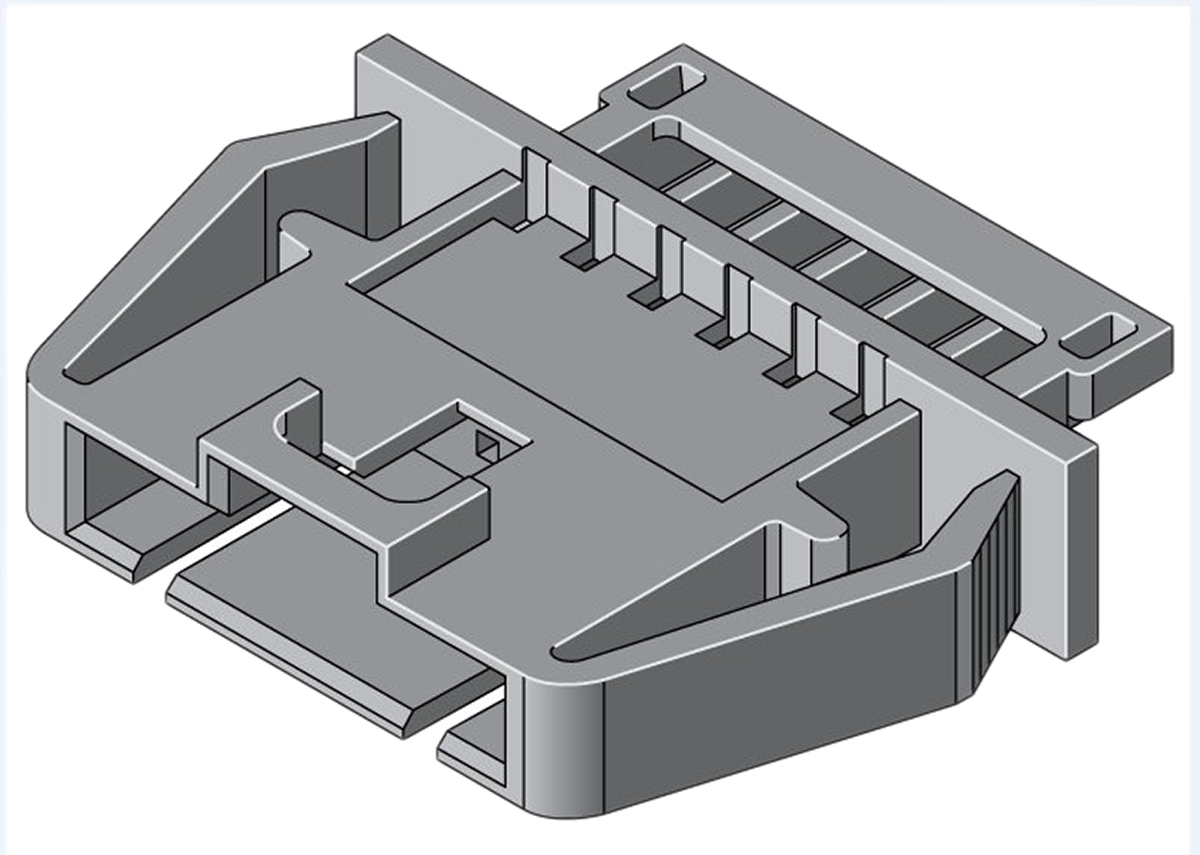 Molex, SL Male Connector Housing, 2.54mm Pitch, 3 Way, 1 Row