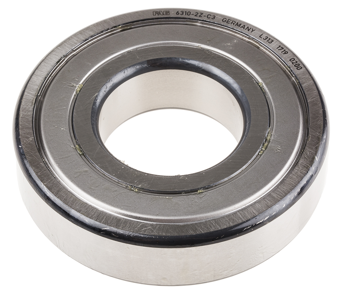 FAG 6310-C-2Z-C3 1 Row Ball Bearing - 50 mm ID, 110 mm OD