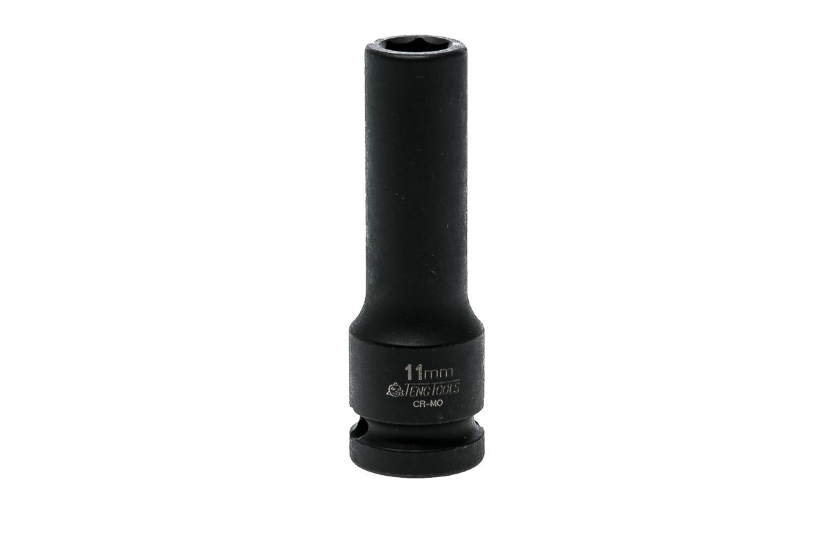 Teng Tools 11mm, 1/2 in Drive Impact Socket, 18.5 mm length