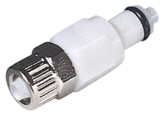 Colder Products Hose Connector, Straight Threaded Coupling, PTF 8mm 6mm ID, 8.3 bar