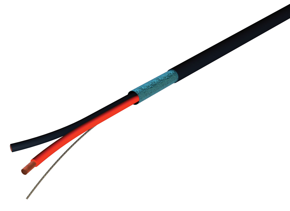 S2Ceb-Groupe CaeJA Series Analog Patch Cable, 0.22 mm² CSA Screened, 4mm od, 100m, Black