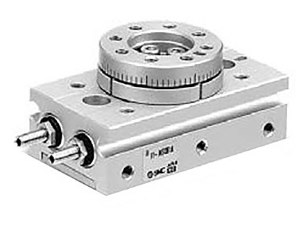SMC MSQ Series 1 MPa Single Action Pneumatic Rotary Actuator, 190° Rotary Angle, 20mm Bore