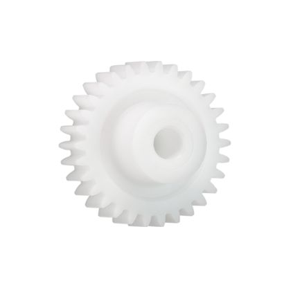 Igus Iguform S270 13 Teeth Spur Gear, 0.5 Module, 2mm Bore Diam, 6.5mm Pitch Diam, 4mm Hub Diam