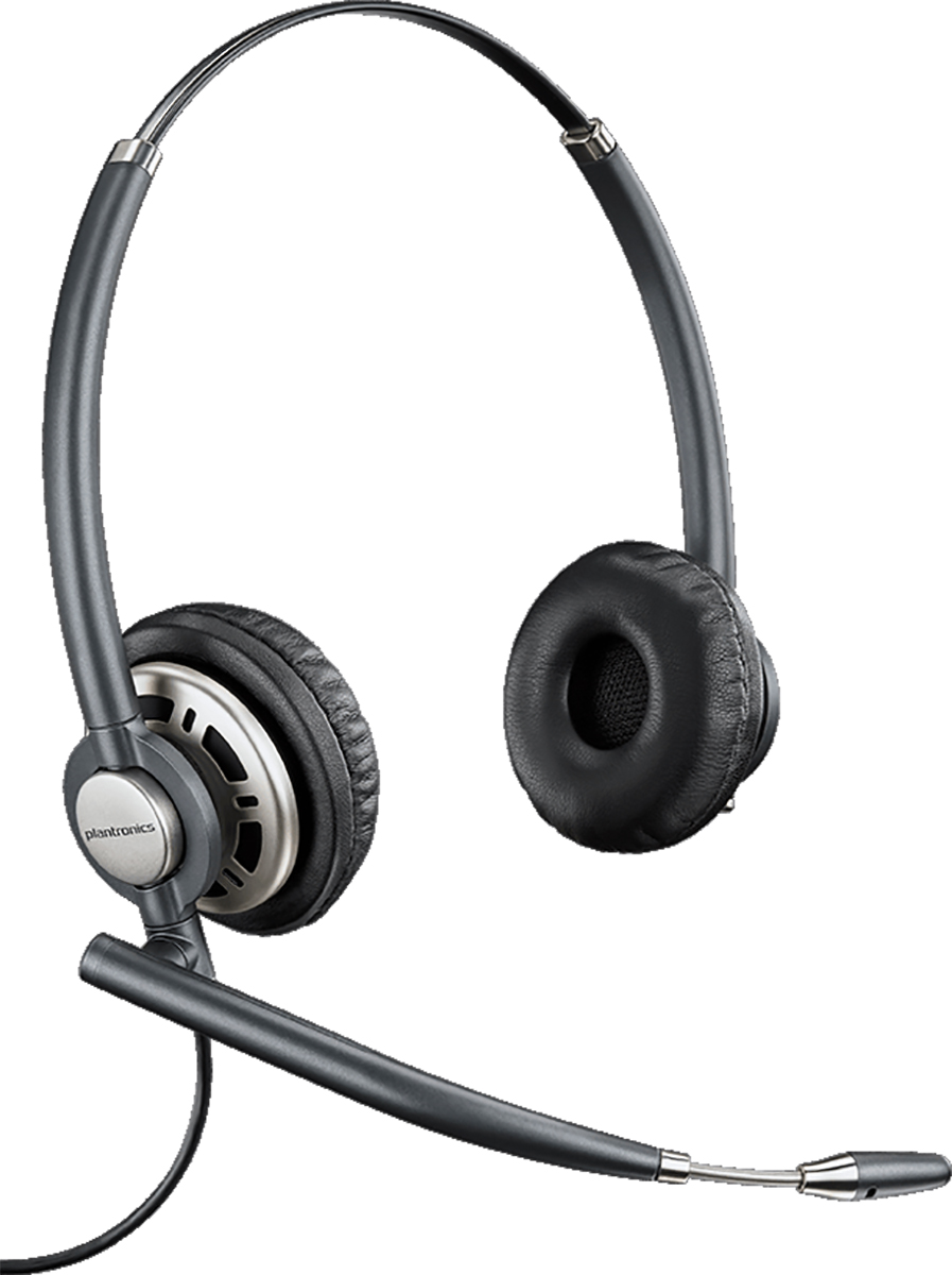 Plantronics HW720 Black Wired On Ear Headset