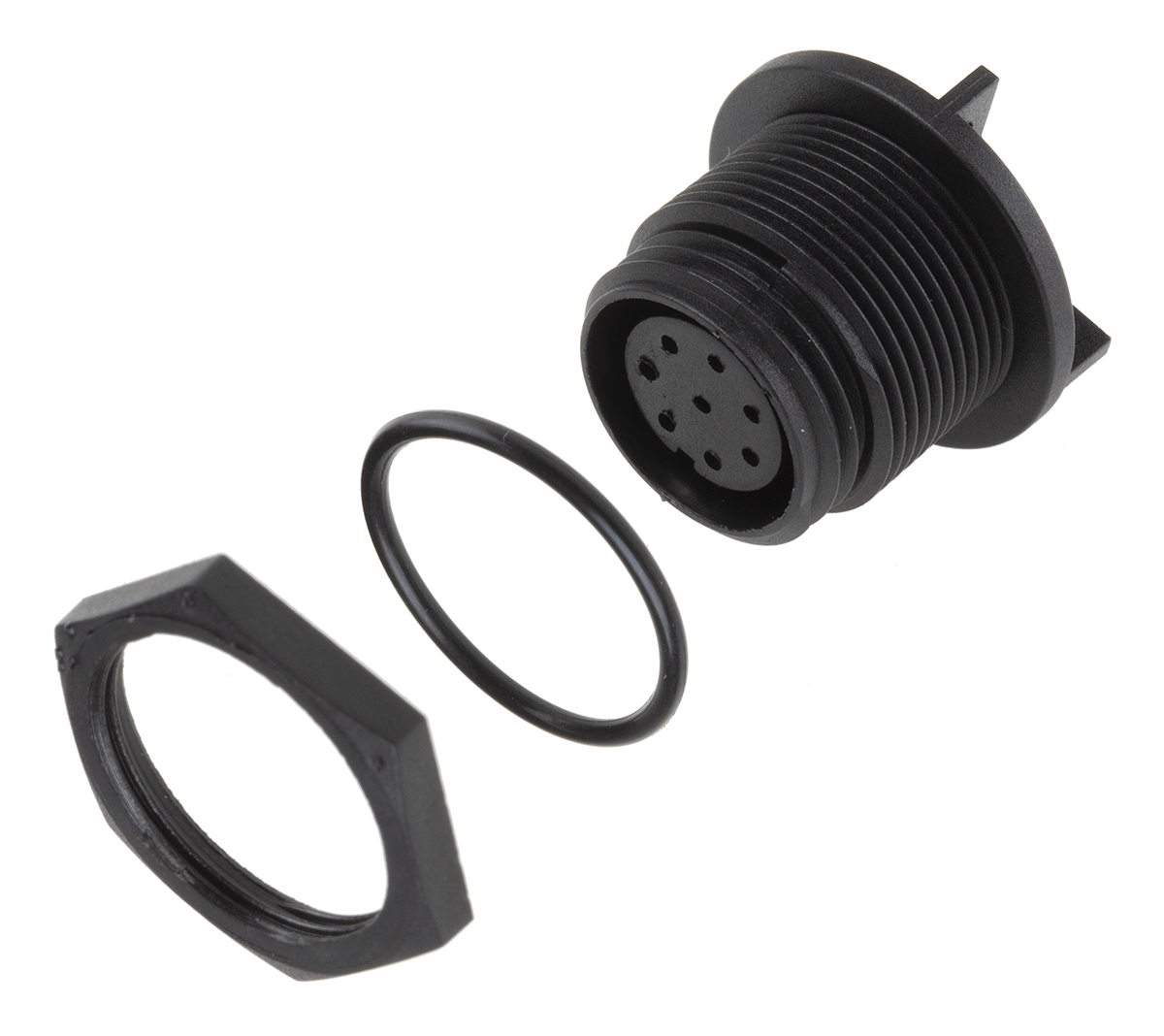 Bulgin Circular Connector, 8 Contacts, Rear, Miniature Connector, Socket, Female, IP68, Buccaneer 400 Series
