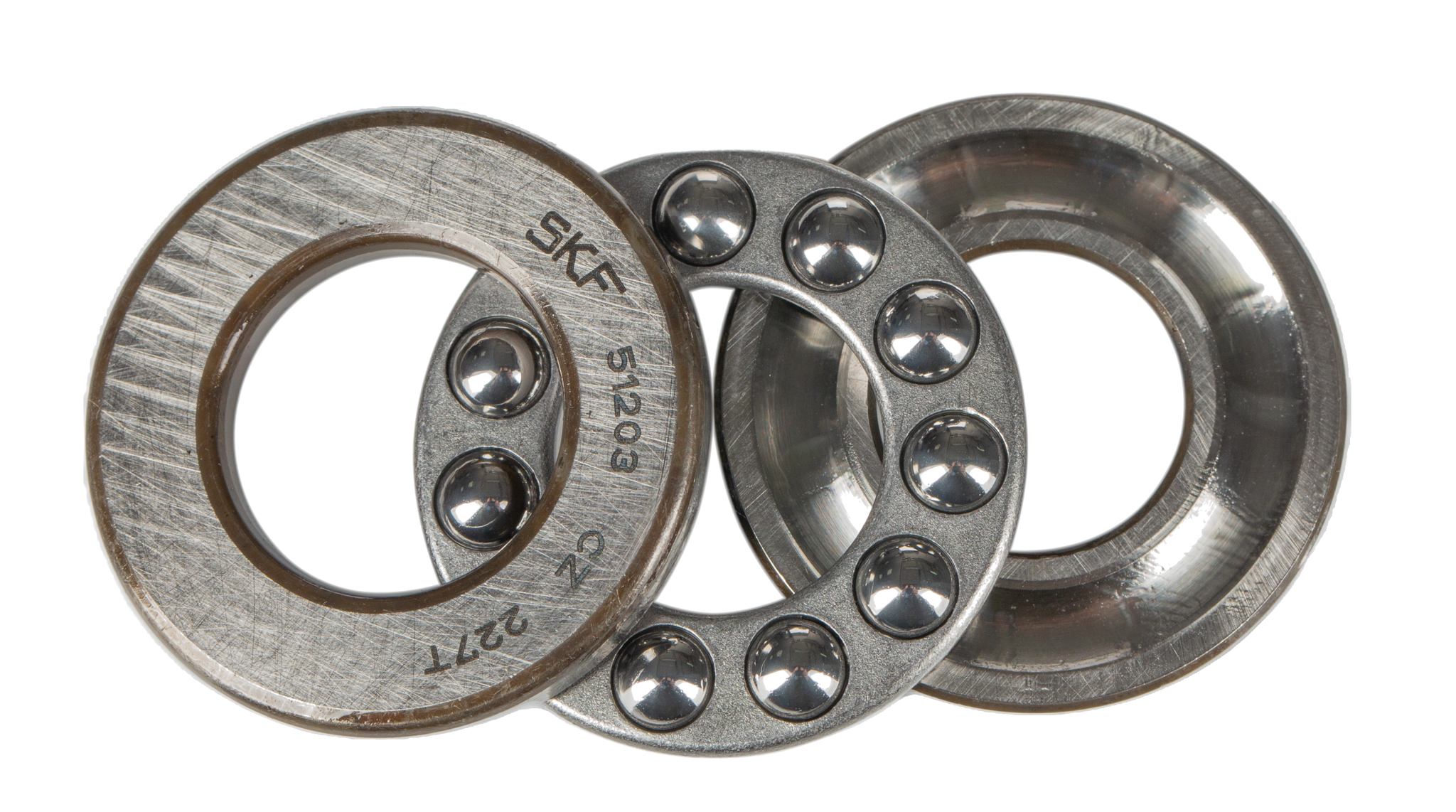 SKF 51203 1 Row Ball Bearing - 17 mm ID, 35 mm OD