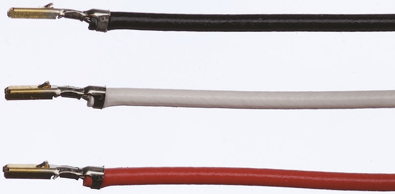 JST Female SSHL to Female SSHL Crimped Wire, 150mm, 0.03 → 0.08mm², White
