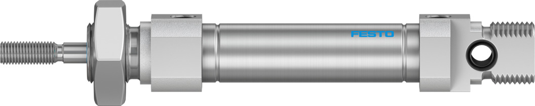 Festo 15 mm Pneumatic Piston Rod Cylinder - 1908251 DSNU Series, Double Acting Acting