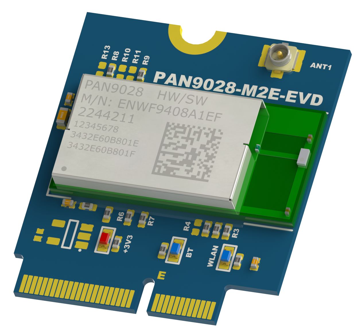 Panasonic PAN9028 Evaluation Kit PAN9028 Bluetooth, Wi-Fi Development Kit for Host Processor Evaluation Kits that have