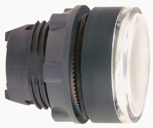 Schneider Electric Harmony XB5 Series White Spring Return Push Button Head, 22mm Cutout, IP66, IP67, IP69K