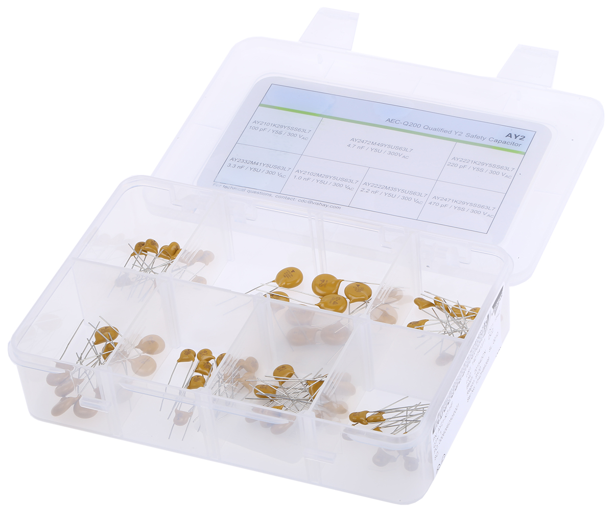 Vishay, Through Hole Ceramic Capacitor Kit 10 per Value pieces