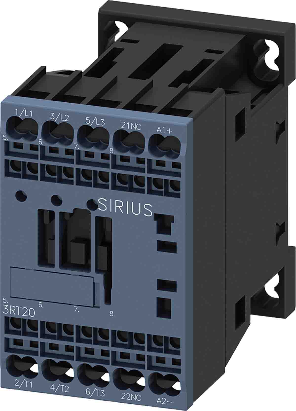 Siemens SIRIUS 3RT Size S00, 3RT2 Contactor, 24 V dc Coil, 3-Pole, 12 A, 5.5 kW, 1NC