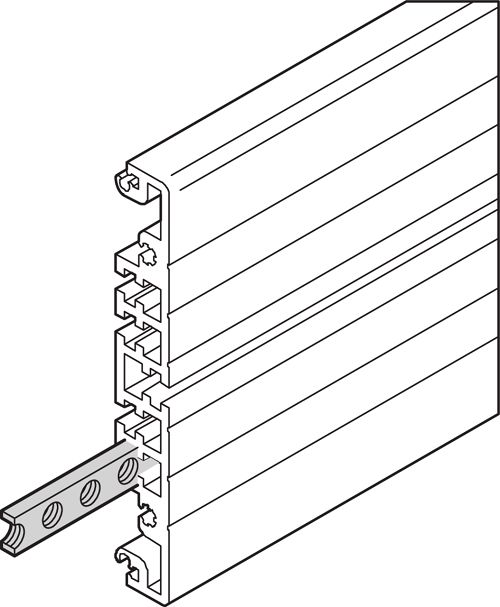nVent SCHROFF Side Panel, 1HP