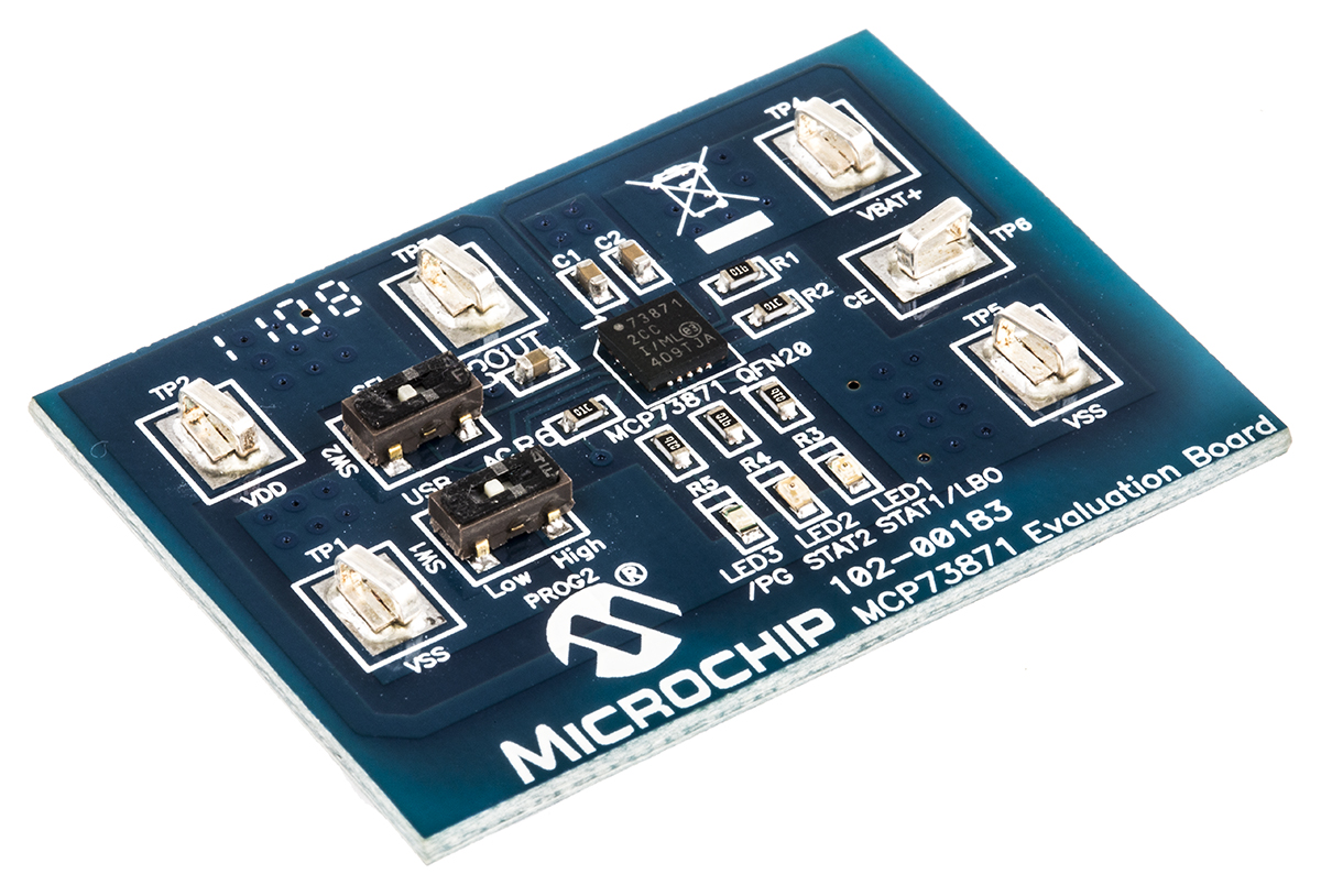 Microchip Evaluation Board Battery Charger for MCP73871