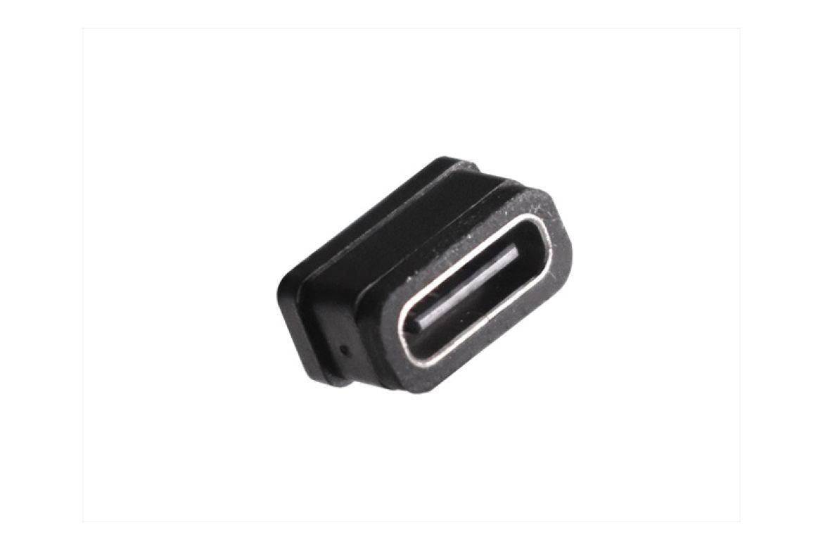 Amphenol Industrial Straight, SMT Mount, Socket- Single Port Type Type C IP67 USB C Connector
