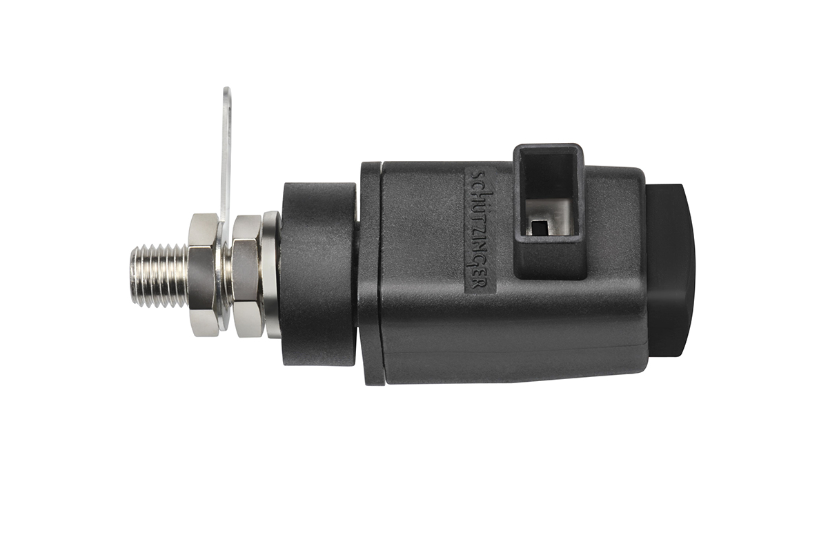 Schutzinger Black Terminal Post, 300V, 16A