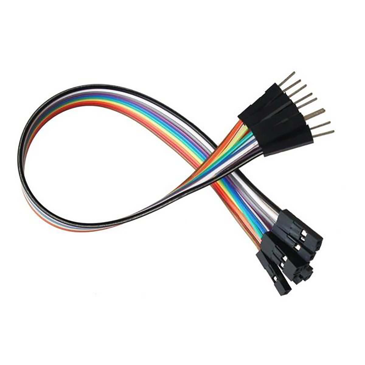 4128, 200mm Jumper Wire Breadboard Jumper Wire in Black, Blue, Brown, Green, Grey, Orange, Purple, Red, White, Yellow