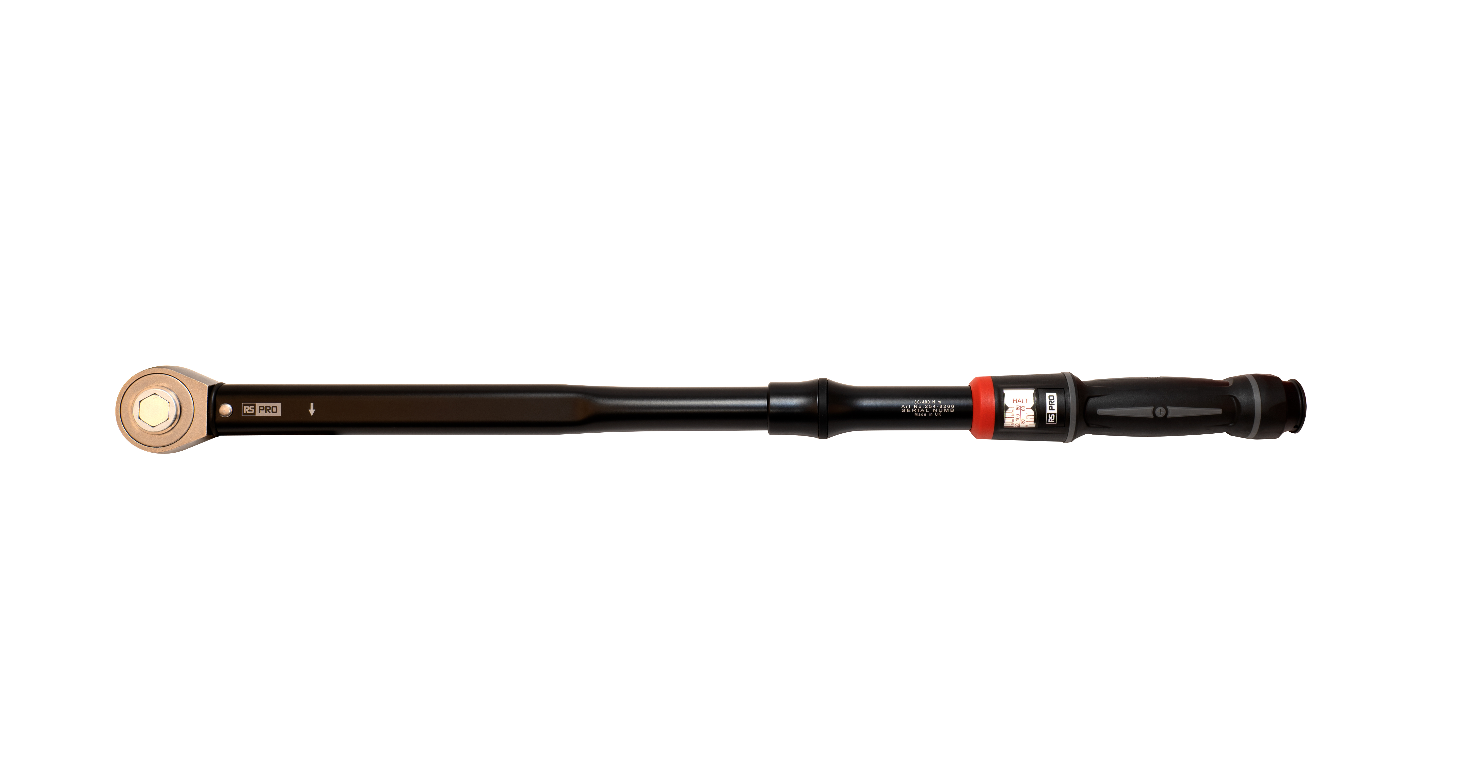 RS PRO Click Torque Wrench, 80 → 400Nm, 3/4 in Drive, Square Drive