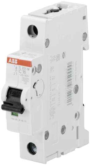 ABB System Pro M Compact S200M MCB, 1P, 4A Curve D, 253V AC, 72V DC, 25 kA Breaking Capacity