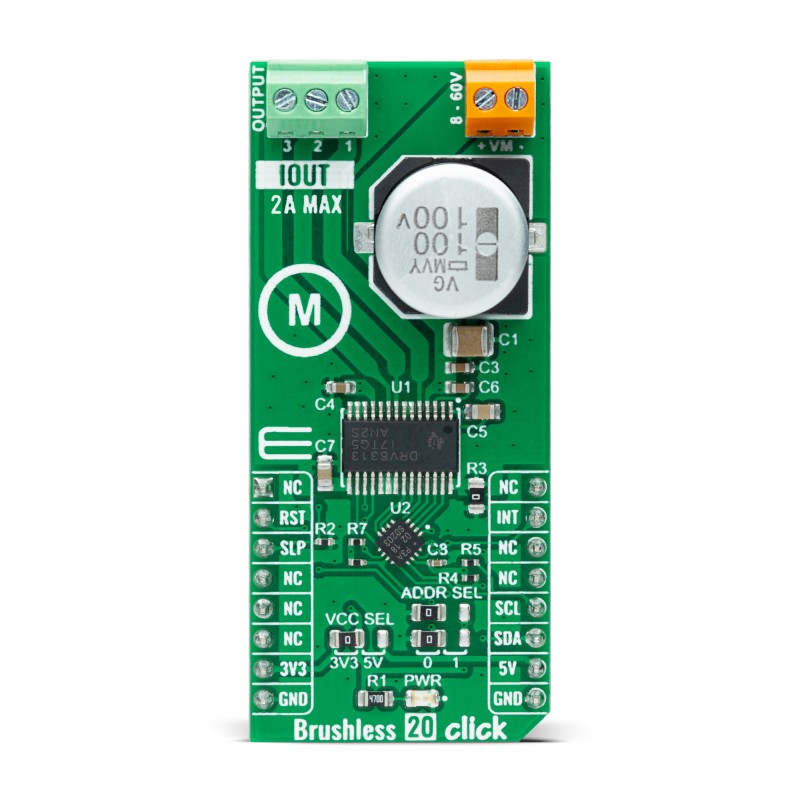 Brand-Rex Brushless 20 Click for DRV8313 for DRV8313