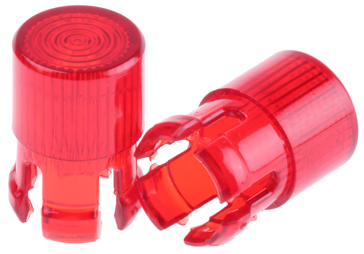 Visual LED Lens Cap for use with Through-Hole LEDs